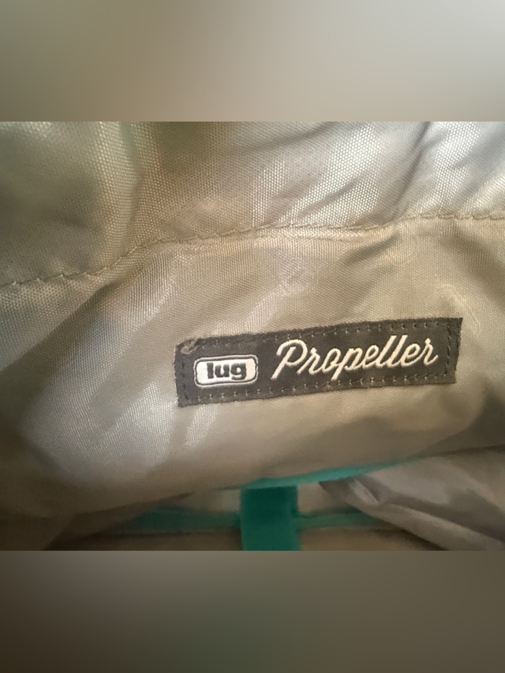 Lug Teal Workout Travel Duffel Bag - Picture 8 of 11